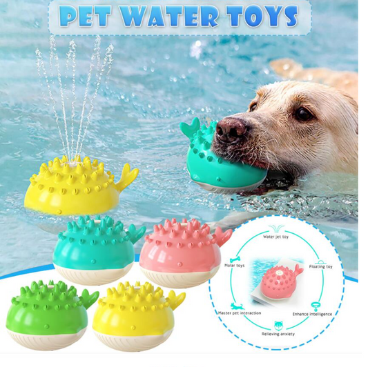 Summer Water Floating Swimming Pet Bathing Water Spray Dog Toy